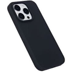 eSTUFF Kryt na mobil INFINITE Rome Magnetic Silicone Case na Apple iPhone 15 Pro - černý