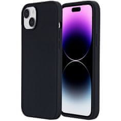 eSTUFF Kryt na mobil INFINITE Rome Magnetic Silicone Case na Apple iPhone 15 Plus - černý
