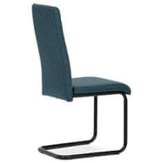 Autronic Moderní jídelní židle Židle jídelní, modrá látka, černý kov (DCL-401 BLUE2)