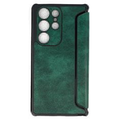 VšeNaMobily.cz Knížkové pouzdro RAZOR Leather pro Samsung Galaxy S23 Ultra , barva zelená