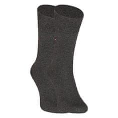 Tommy Hilfiger 2PACK pánské ponožky vysoké šedé (371111 030) - velikost M