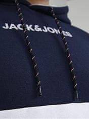 Jack&Jones Plus Pánská mikina Regular Fit 12236900 Navy Blazer (Velikost 3XL)