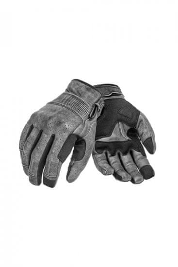 PANDO MOTO rukavice ONYX šedé