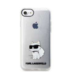 Karl Lagerfeld IML Choupette NFT průhledný kryt pro iPhone SE / 8 / 7
