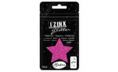 Aladine Třpytky IZINK Glitter velikost M - fuchsiová růžová, 60 ml