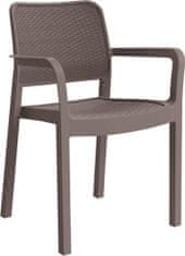 KETER Plastová židle Samanna capuccino