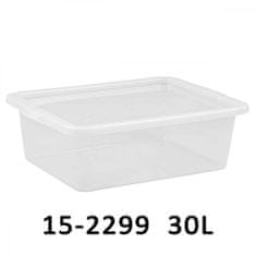 Plast Team Plastový úložný box pod postel Basic Box 30L MIKAWI 15-2299