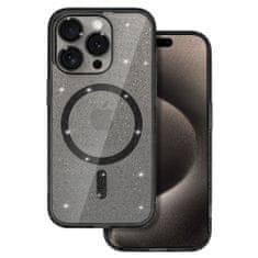 MobilPouzdra.cz Kryt Glitter MagSafe pro Apple iPhone 13 Pro Max , barva černá clear