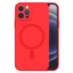 Protect Pouzdro Protect MagSilicone Case iPhone 12 Mini Červené