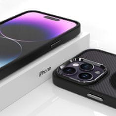 MobilPouzdra.cz Kryt MagSafe Carbon pro Apple iPhone 13 Pro Max , barva černá