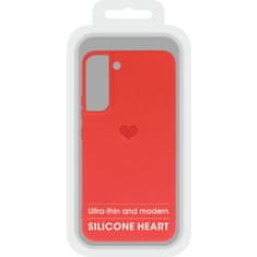 Vennus Kryt Vennus Heart Silicone pro Samsung Galaxy S22 Plus , design 1 , barva červená