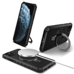 MobilPouzdra.cz Kryt odolný MagSafe Metal Ring pro Apple iPhone 11 Pro Max , barva černá