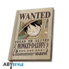 AbyStyle One Piece Zápisník A5 - Wanted Luffy