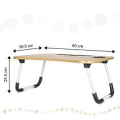 MG Table Bed stojan na notebook, dřevěný