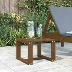 Greatstore Zahradní odkládací stolek medově hnědý 40x38x28,5 cm borovice