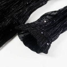 Vidaxl Dětské šaty s dlouhým rukávem černé 92