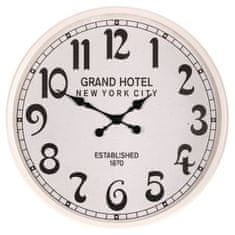 Autronic Hodiny nástěnné kov Grand Hotel, 60 cm