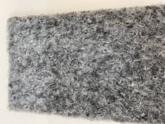 AKCE: 277x900 cm Metrážový koberec Santana 14 šedá s podkladem resine, zátěžový (Rozměr metrážního produktu Bez obšití)