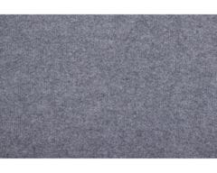 Betap AKCE: 230x530 cm SUPER CENA: Šedý výstavový koberec Budget metrážní (Rozměr metrážního produktu Bez obšití)