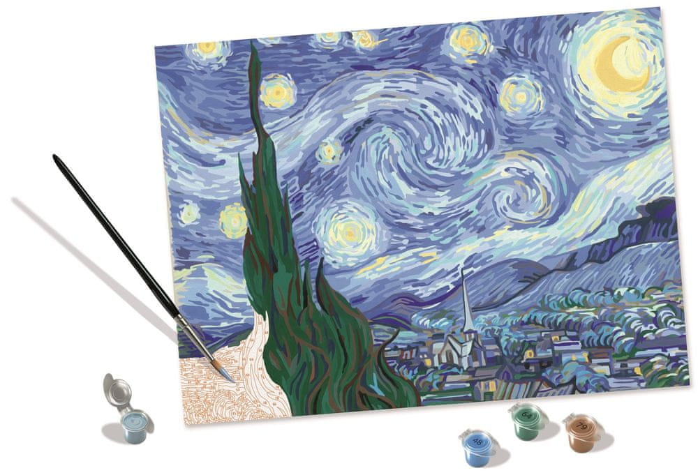 Levně Ravensburger CreArt Vincent van Gogh: Hvězdná noc