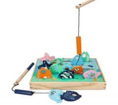 Adam toys Edukační hra/ vkládačka - Chyť rybičku