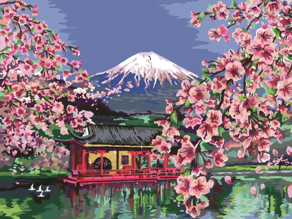 Levně Ravensburger CreArt Japonské třešňové květy