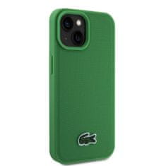 Lacoste  Iconic Petit Pique Woven Logo Magsafe Zadní Kryt pro iPhone 15 Green