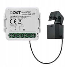 OXT MINI modul měřiče proudu 1F - s kabelovým transformátorem CT - WiFi Tuya, T231