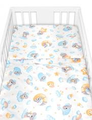 Baby Nellys Povlečení do postýlky bavlna Premium,135x100cm,, 2D,Dreams Koala - modré