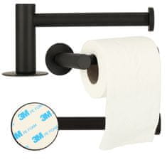 WOWO Loft Design Černý Držák na Toaletní Papír - Průmyslový Styl