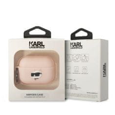 Karl Lagerfeld Originální kryt KARL LAGERFELD - Silicone Choupette Head 3D KLAP2RUNCHP for AirPods Pro 2 Cover - , barva růžová