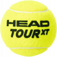 Head Míče tenisové žluté Tour Xt 3