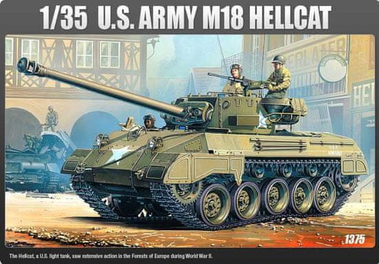 Academy M18 Hellcat, US Army, Model Kit 13255, 1/35