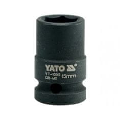 YATO Nástavec 1/2" rázový šestihranný 15 mm CrMo