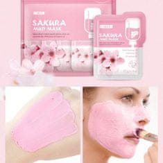 Japonská bahenní maska sakura (12ks) | SAKURACLAY