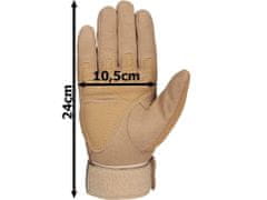 Verk 14456 Taktické rukavice vel. XL hnědé