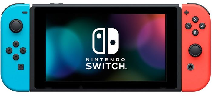přenosná herní konzole Nintendo Switch model roku 2022 NH0062 dotykový displej 6,2 palců JoyCon ovladače stylový design provedení USB-C lokální hra více hráčů multiplayer