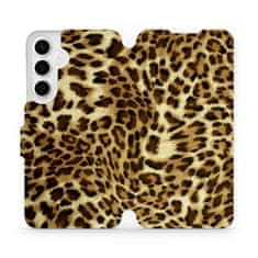 Mobiwear Flip pouzdro na mobil Samsung Galaxy S24 Plus - VA33P Leopardí vzor