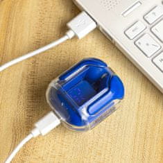 InnovaGoods Bezdrátová sluchátka s nabíjecím pouzdrem Blue InnovaGoods