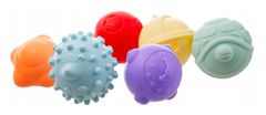 AKUKU Vzdělávací, edukační barevné míčky - 6 ks 