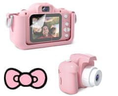 18257 Dětský digitální fotoaparát kočka růžová
