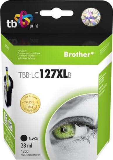 4DAVE Ink.kazet kompatibilni s Brother LC127XLB 100% new