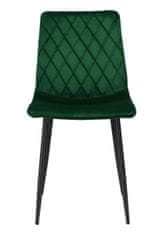 TZB Čalouněná židle DEXTER samet zelená