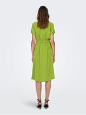 Jacqueline de Yong Dámské šaty JDYLION Regular Fit 15287297 Lima Bean Green (Velikost L)