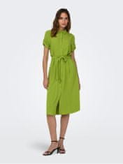 Jacqueline de Yong Dámské šaty JDYLION Regular Fit 15287297 Lima Bean Green (Velikost S)