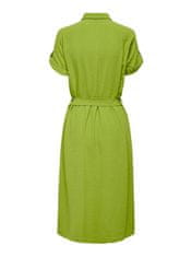 Jacqueline de Yong Dámské šaty JDYLION Regular Fit 15287297 Lima Bean Green (Velikost L)