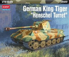 Academy King Tiger "Henschel Turret", Model Kit tank 13423, 1/72
