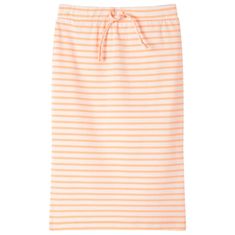 Vidaxl Dětská rovná sukně s pruhy fluorescenční oranžová 116