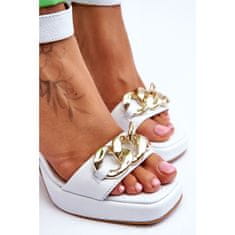 Dámské sandály Lewski Shoes 3207 White velikost 37