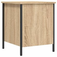 Greatstore Úložná lavice dub sonoma 40 x 42,5 x 50 cm kompozitní dřevo